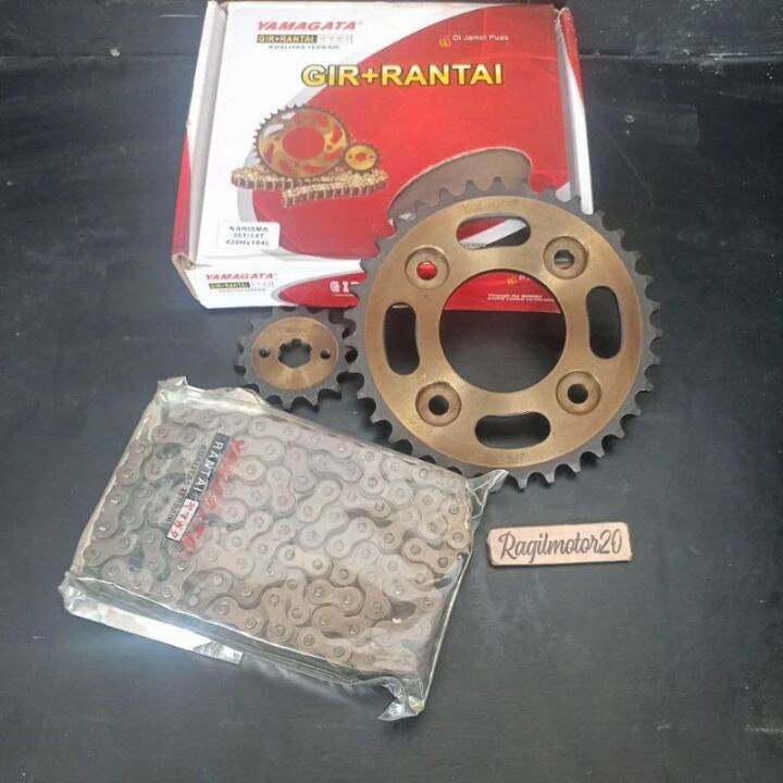 GIR SET GEAR PAKET 420104 14T35T KARISMA SUPRA X 125 BAJA BAKARAN