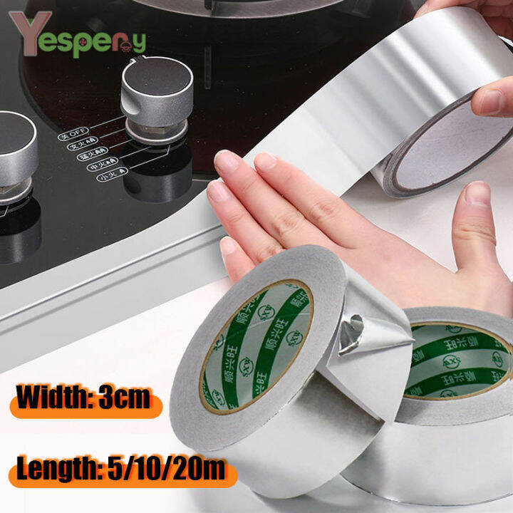 YESPERY 5/10/20m Aluminium Foil Tape BGA Heatresistant Foil Tape High Temperature Resistant