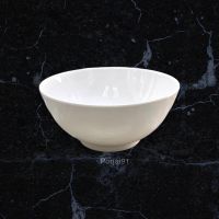 ถ้วย ชามข้าว 5" Melamine ware #N1044-5 สีขาว ชามเมลามีนแท้