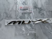 โลโก้ Mu-x ท้าย อิซูซุ มิวเอ็ก ติดท้าย กระโปรง ฝาท้าย สีชุปโครมเมี่ยม ของแท้ศูนย์ isuzu mu-x ปี2021 2022