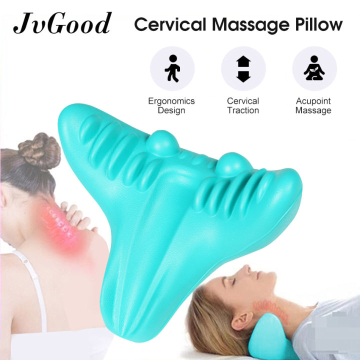 C-Type Cervical Spine Massage Pillow Cervical Spine Orthosis Traction  Massage Pillow Sleep Shoulder And Neck Massage Pillow -EPROLO