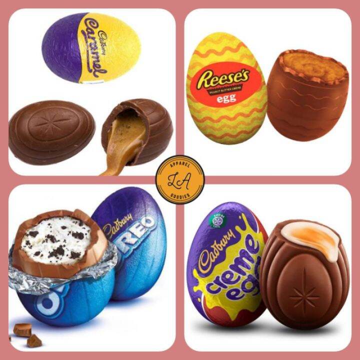 Chocolate Cadbury Creme Egg Cadbury Caramel Egg Cadbury Oreo Egg Reese Egg Lazada Ph