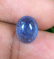 ไพลินสีน้ำเงินธรรมชาติ 2.33cts หลังเบี้ย 8x6.6mm 2.33cts natural blue sapphire cabochon 8x6.6mm