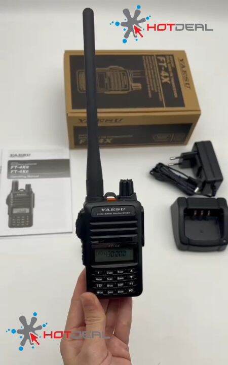 YAESU FT-4XR DualBand 5W VHF/UHF FM Ultimate Compact Handheld ...