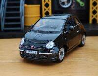 Fiat โมเดลรถเหล็ก scale 1/28 ของสะสม ของเล่น 2007 Fiat 500