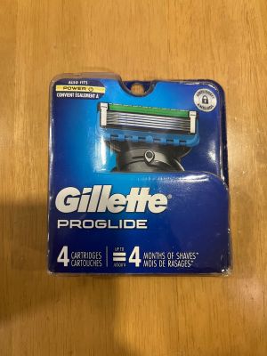 Gillette Proglide Razor Blades, U.S. Packaging, Pack of 4, 8, or 12 Cartridges (New)