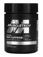 Caffeine Pills | MuscleTech 100% Caffeine Energy Supplements | PreWorkout Mental Focus + Energy Supplement | 220mg of Pure Caffeine | Sports Nutrition Endurance &amp; Energy, 125 Count