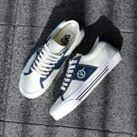 Vans SID DX ANAHEIM (size37-44) Cream Navy รองเท้าผ้าใบ