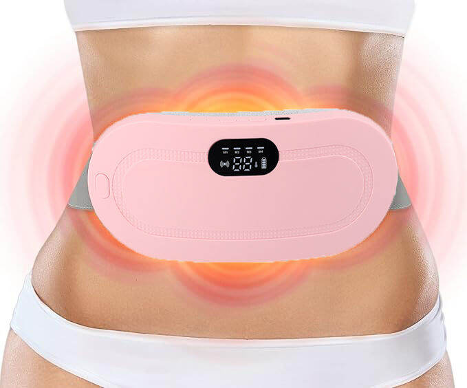 Menstrual Cramp Warming Uterine Belt Abdomen Waist Heating Massage Pad