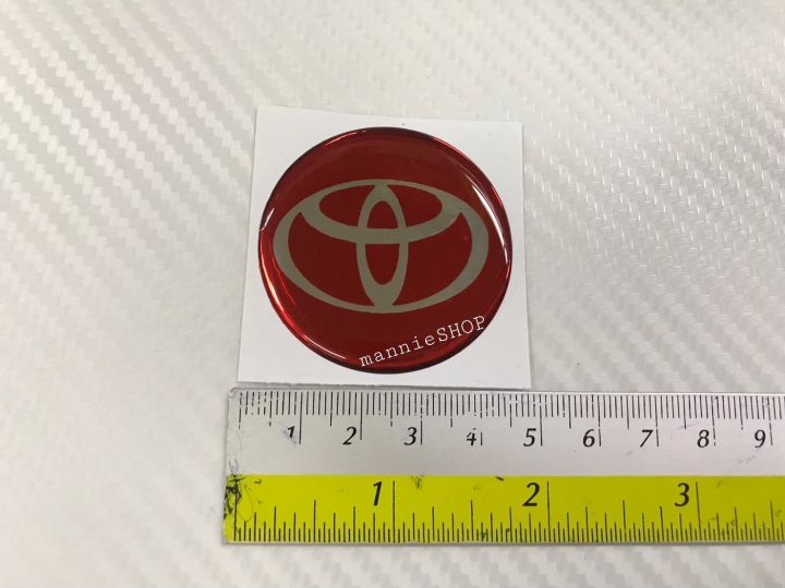 สติ๊กเกอร์เทเรซิ่นนูนอย่างดี-logo-toyota-logo-กลม-ติดรถ-แต่งรถ-ติดดุมล้อ-โลโก้-โตโยต้า-ดุมล้อ-sticker-วงกลม-ติดพวงมาลัย