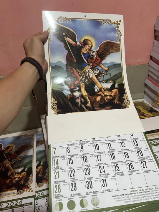 St. Michael the Archangel Wall Calendar 2024 Lazada PH