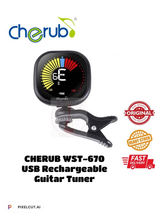 Introducing Cherub WST-675 Rechargeable Clip Tuner, 55% OFF