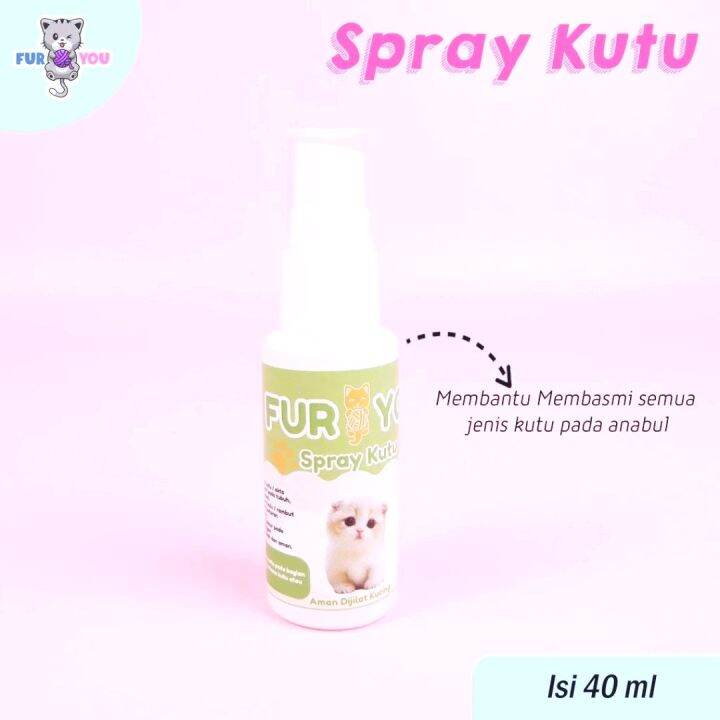 Fur You Spray Kutu hewan kucing Lazada Indonesia