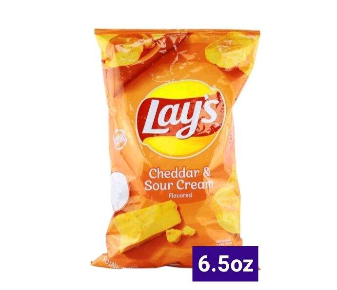 Lay's Potato Chips Cheddar & Sour Cream (6.5oz) Lazada PH