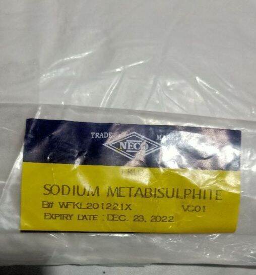 Sodium Metabisulfite, Food Grade 1kg. Lazada PH