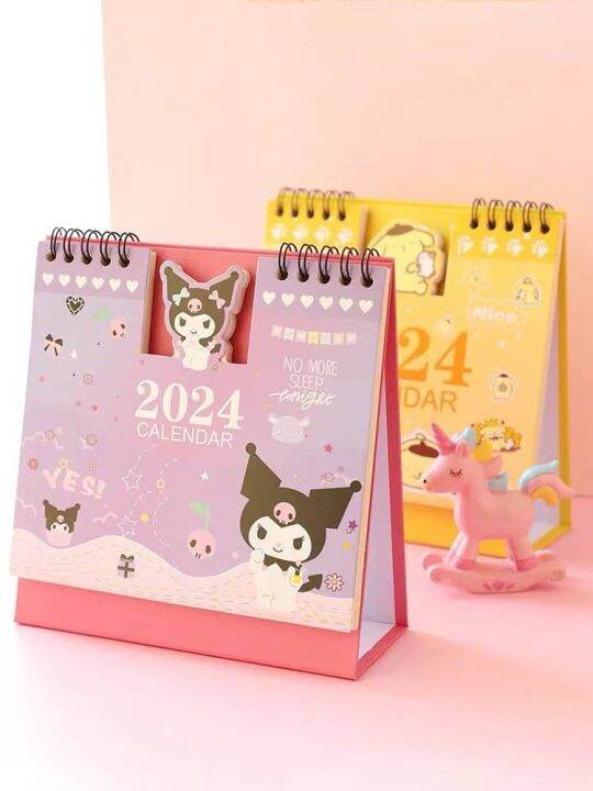 2024 Desk Calendar Cinnamoroll, Hello Kitty, Kuromi& My Melody | Lazada PH