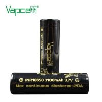 ถ่านชาร์จ Vapcell 18650 สีดำ 2000mAh 38A[แท้ 100%]