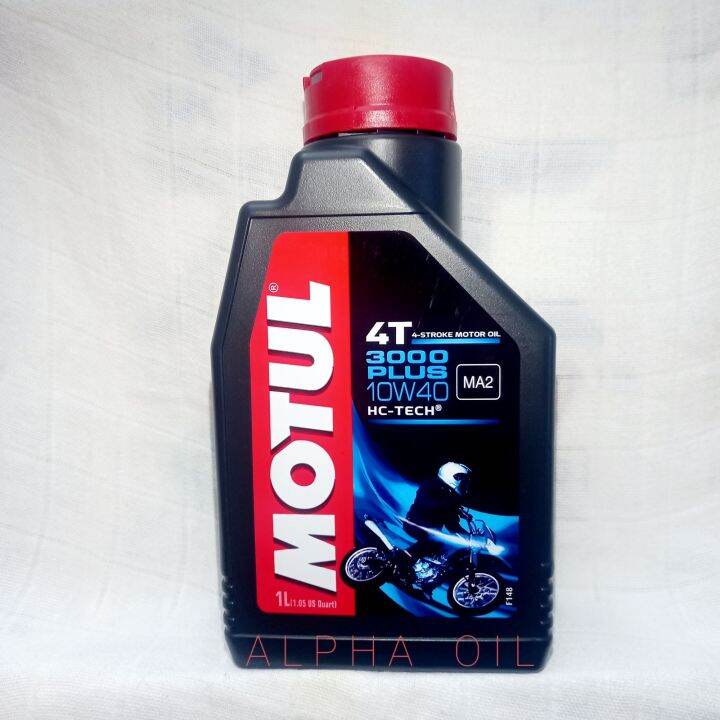 Motul 3000 Plus 10W40 Motorcycle Oil 1L | Lazada PH