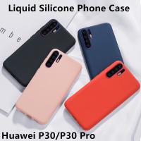 BKKONLINE Huawei P30 Pro, Huawei P30 (พร้อมจัดส่งจากประเทศไทย) หรูหราดูของเหลวที่มีความยืดหยุ่นซิลิโคนนุ่มกรณีปกหลัง Huawei P30 pro Back Cover