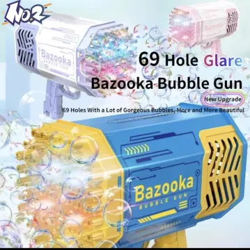 Bazooka Bubble Gun 132 Holes - Pink – Blue Seven