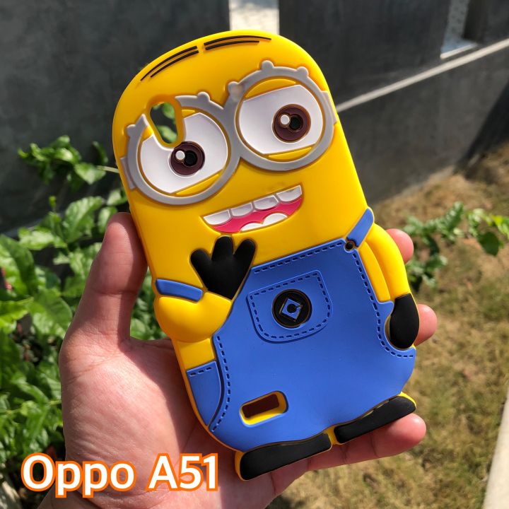 เคสซิลิโคนตัวการ์ตูน Oppo A51 เคสซิลิโคนนิ่ม