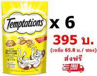 Temptation เทมเทชันส์ รสเทสตี้ไก่ 75กรัม 6 ซอง