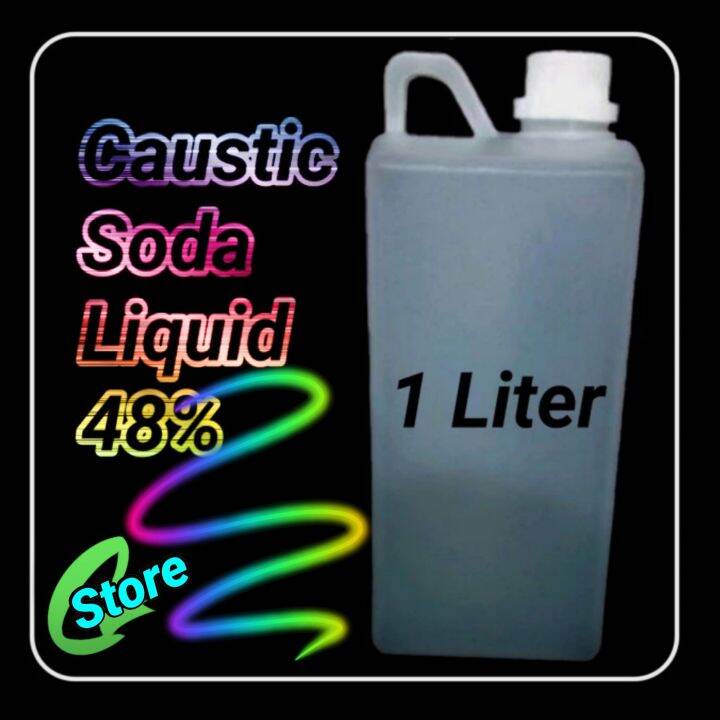 Caustic Soda Liquid 1 Liter Additif PH Balance Sabun Cair Lazada