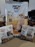 Mew Me รสแกะรมควัน แบบแบ่งขาย ขนาด 300 g  สำหรับน้องแมวอายุ 2 เดือนขึ้นไป