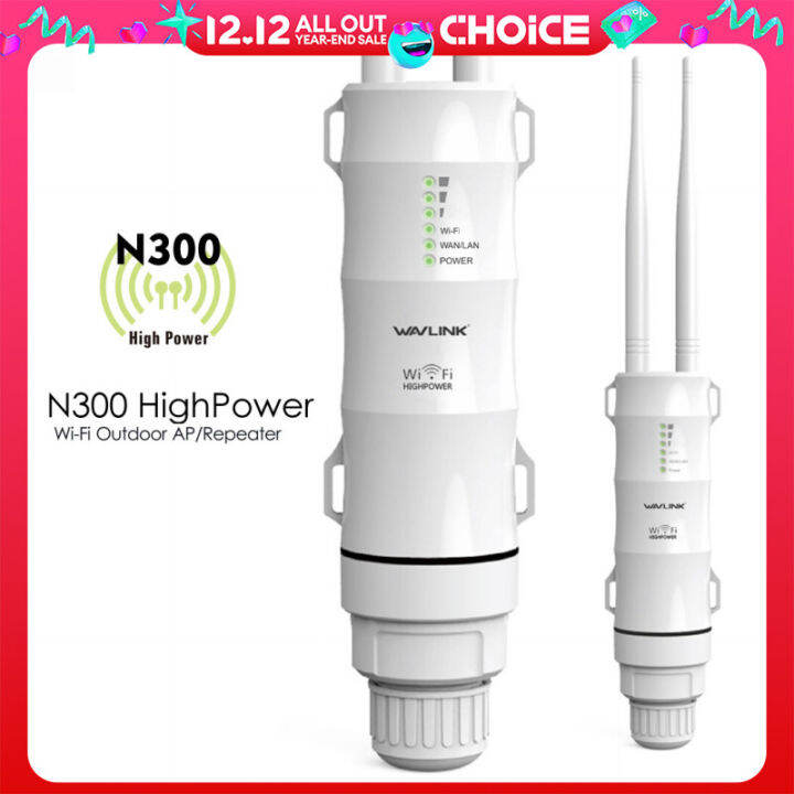 Wavlink 2.4G 300Mbps High Power WiFi Outdoor CPE/Access Point/Repeater/ With 1000mW Omni