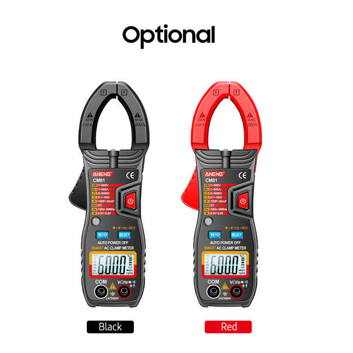 keykitsANENG CM81 Smart AC Clamp Meter Clamp Type Multimeter 6000