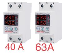 SINOTIMER SVP-916 230V 40A/63A อุปกรณ์ป้องกันแรงดันไฟฟ้า แบบปรับตั้งค่าได้