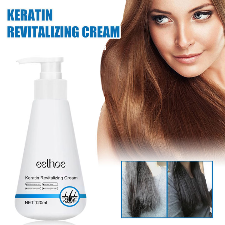 Hair Keratin Revitalizing Cream Fragrance Conditioner Moisturizing Hair ...