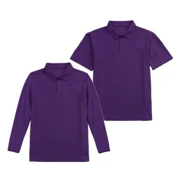 boys purple uniform shirts