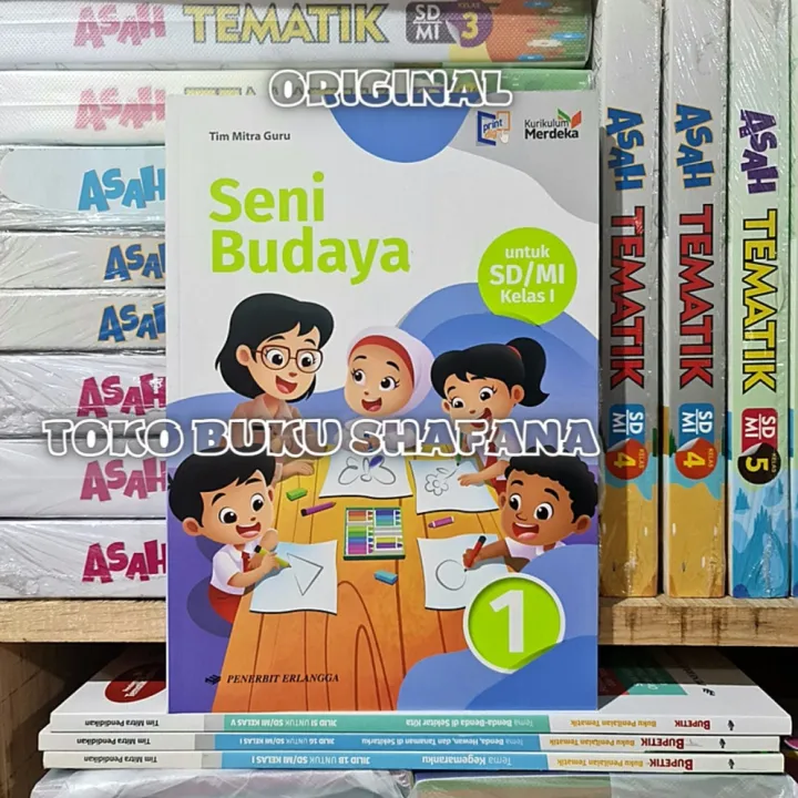 Buku Seni Budaya Kelas Sd Mi Erlangga Kurikulum Merdeka Terbaru Lazada Indonesia