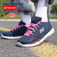 เว็บไซต์ทางการของ Skechers รองเท้าผู้หญิงรองเท้าเดินทางรุ่นใหม่สำหรับฤดูใบไม้ผลิ2023รองเท้ากีฬาลำลองรองเท้าวิ่งผ้าตาข่ายระบายอากาศได้ดี