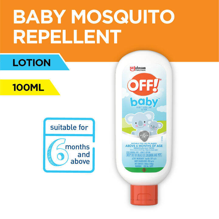 OFF! Mosquito Repellent Lotion Baby 100ml Lazada PH