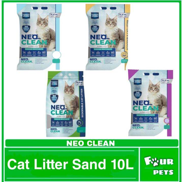 Neo Clean Sodium Bentonite Cat Litter Sand 10L Lazada PH