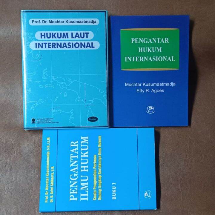 PAKET 3 BUKU 2 BUKU HUKUM LAUT INTERNASIONAL PENGANTAR ILMU HUKUM ...