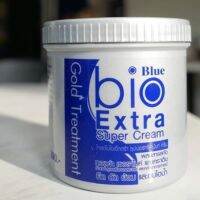 กระปุกน้ำเงิน ทรีทเม้นท์ไบโอ(กระปุก 500 มิลลิลิตร) bio Extra Super Cream Gold Treatment 500ml.