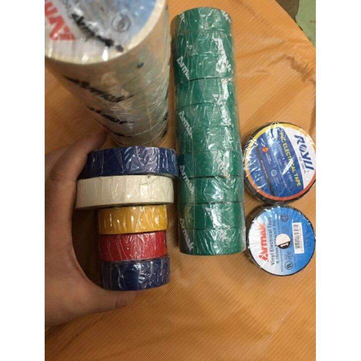 Electrical tape armak)/royu brand original! per ROLL (10PCS) Lazada PH