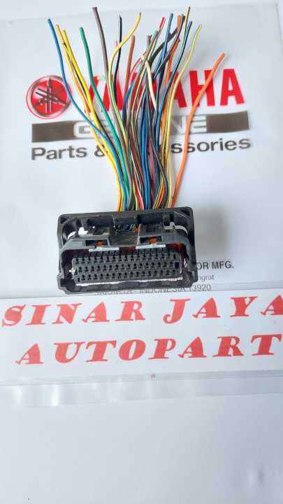 Soket ECU ECM Pin 48 Original Yamaha Fi Aerox 155 Nmax New Vixion R15 R25 Xabre Lazada Indonesia