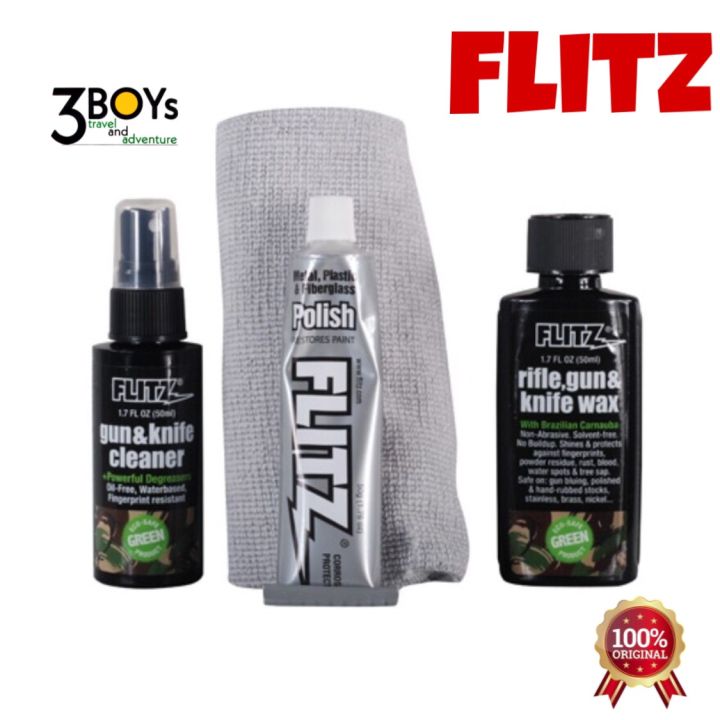 ชุดบำรุงรักษามีดและปืน-flitz-gun-knife-care-kit-kg41501-บำรุงรักษามีดและปืน-โดยไม่ทำลายพื้นผิว-green-product