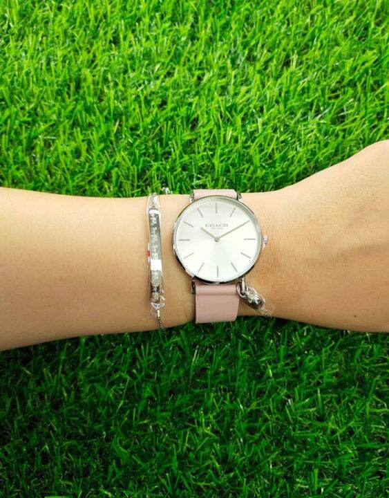 ประกันศูนย์ไทย-coach-perry-fashion-simple-womens-watch-cover-silver-x-pink-co14000074-ขนาดหน้าปัด-36-mm