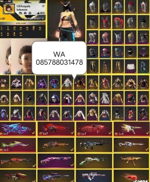 akun free fire Sultan Lazada Indonesia akun free fire Sultan Lazada Indonesia