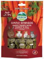 คุ้กกี้กระต่าย oxbow สูตร Simple Rewards Baked Treats with Carrot &amp; Dill