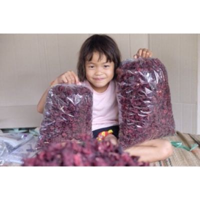 กระเจี๊ยบแดงแห้ง(Roselle) 2 kg. ปลอดสารเคมี  ผลผลิตเดือนมีนาคมปี66