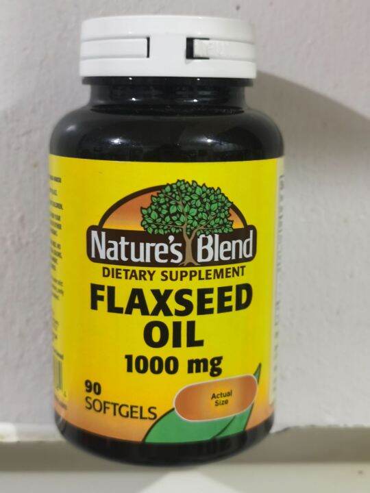Natures Blend Flaxseed oil 90 softgel 1000mg heart joint health