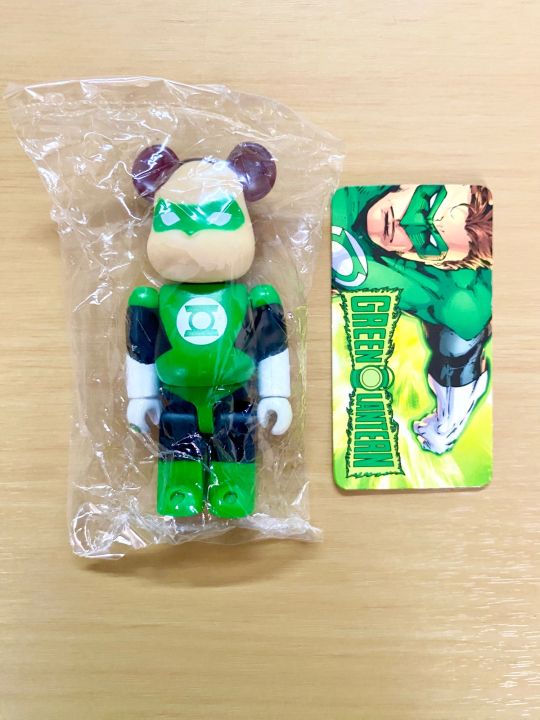 ฟิกเกอร์-bearbrick-100-series-22-green-lantern-ใหม่ในซอง-มีการ์ด-ของญี่ปุ่นแท้-งาน-medicom-toy