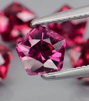 ♥Unheated ♥Untreated Natural Cherry Pink Rhodolite Garnet Pentagon 5x5 mm VS