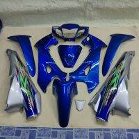 ชุดสี wave 125R สีน้ำเงินเทา ชุด10 ชิ้น กุนแจเหลี่ยม